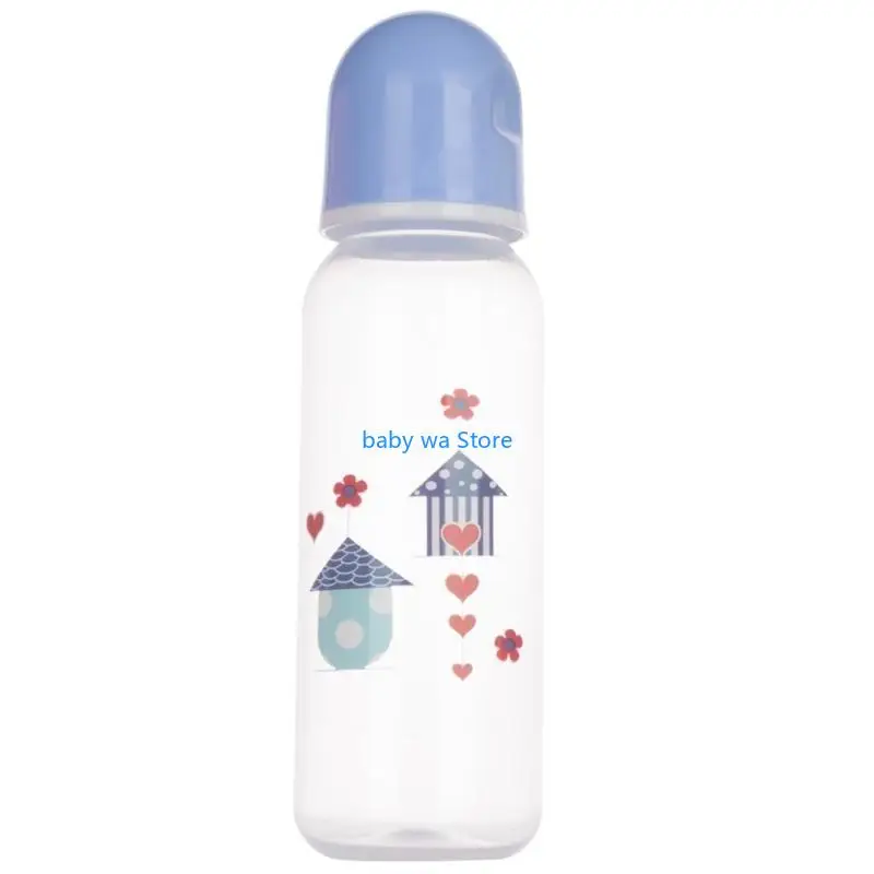 

7-inch Height Baby Bottle Feeding Drinking Milk Bottle Newborn Bottle 250ml 4XBD