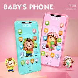 Juguete de teléfono móvil con pantalla táctil inteligente para niños, rompecabezas multifunción, máquina de Historia de Educación Temprana, 5,5 pulgadas