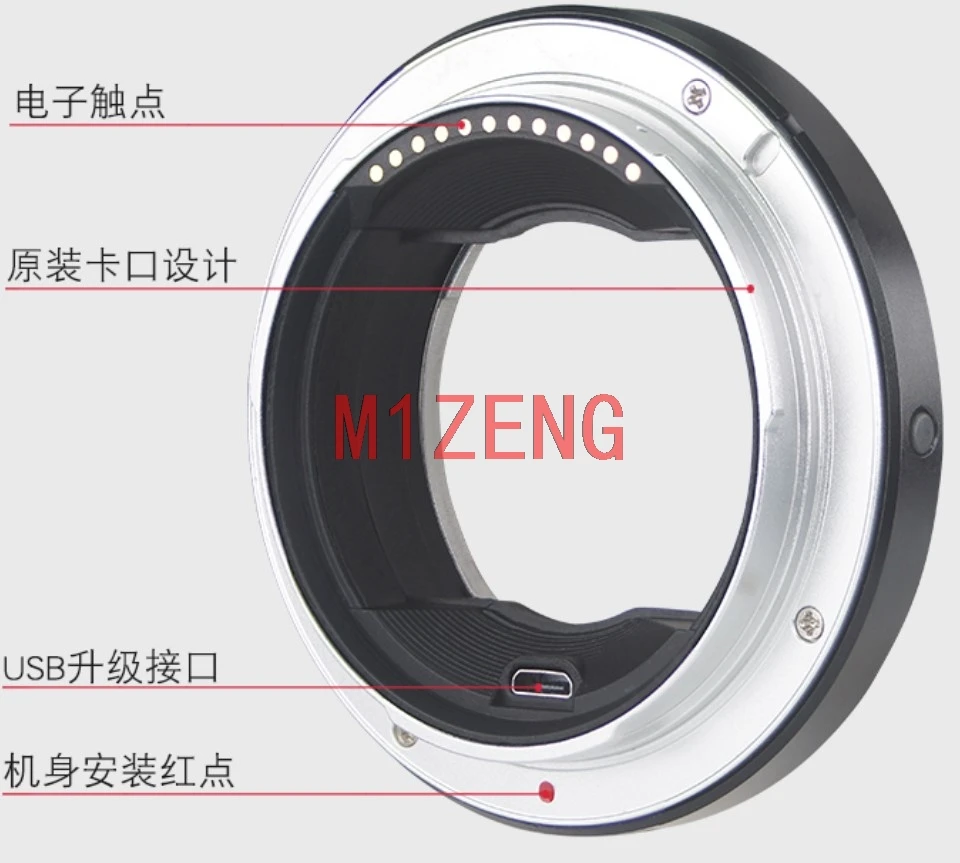 حلقة محول EF-GFX للتركيز التلقائي لعدسة Canon EF/EF-S eos إلى كاميرا Fujifilm Fuji g Mount GFX50S GFX50R gfx100 ذات التنسيق المتوسط