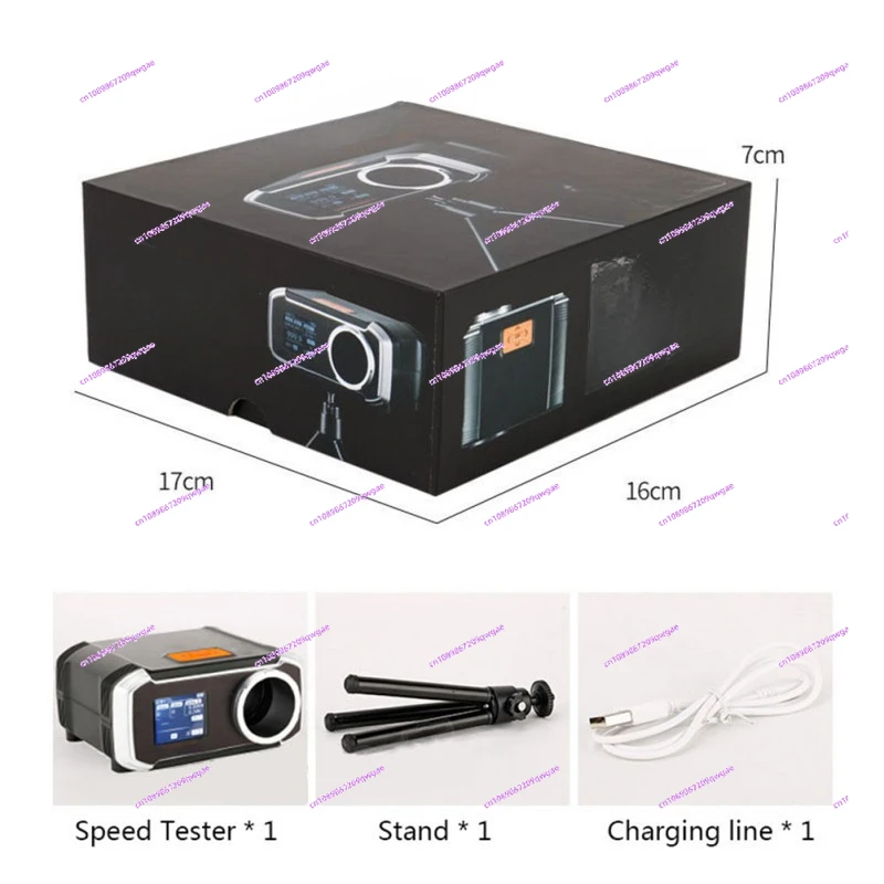 Speed Chronograph Shooting Measuring Instruments Bluetooth-Compatible Tester Chip Tachometer with LCD Display