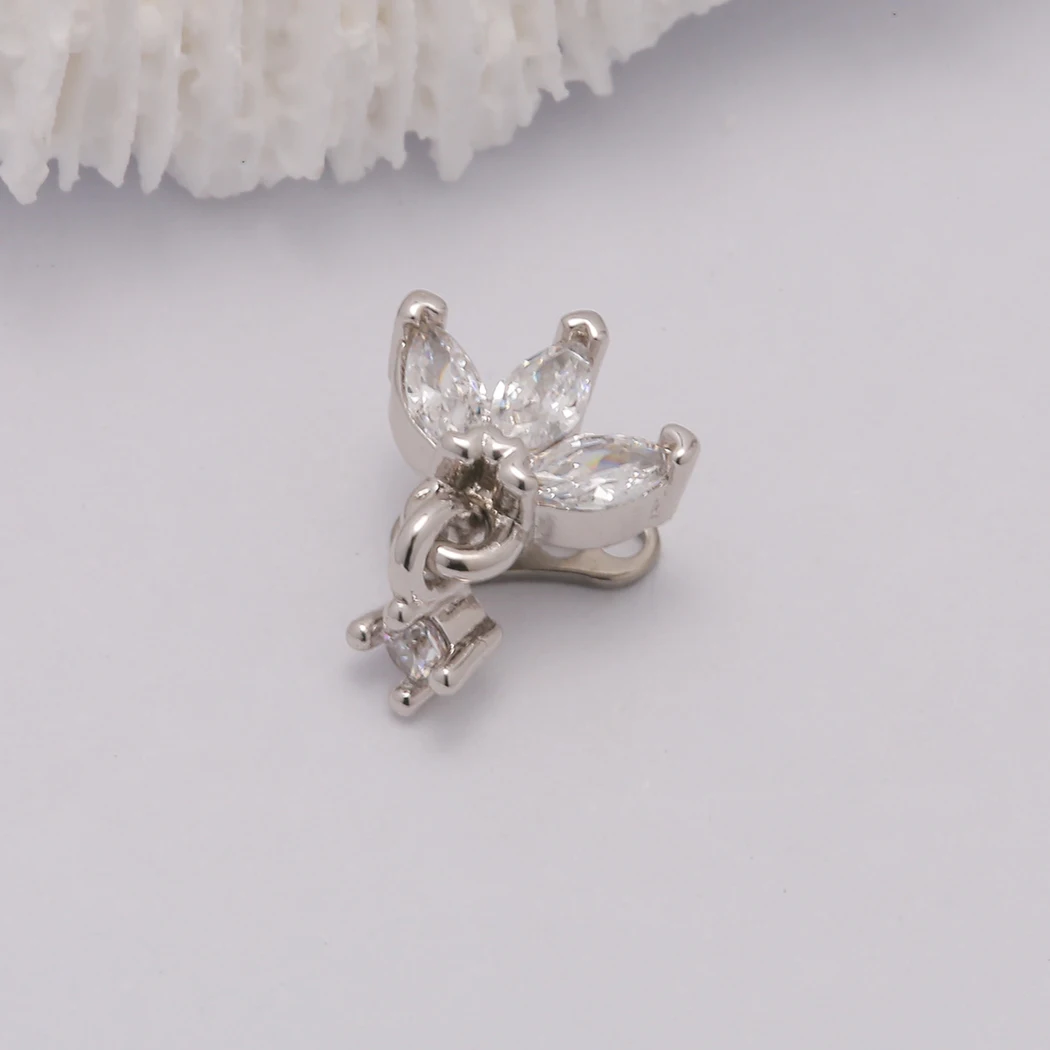 JHJT أعلى ثقب الجلد ، قاعدة التيتانيوم G23 ، غطاس الجلد الصغير Impants ، مرساة الجلد ، مجوهرات الجسم #3