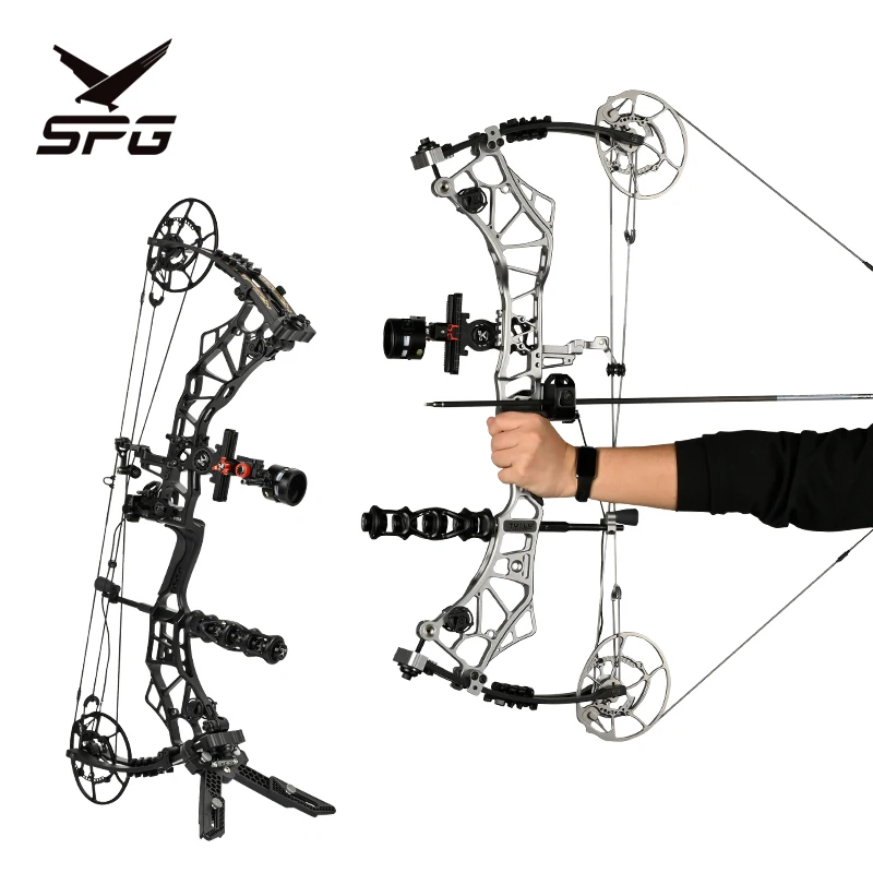 

Compound Bow Archery 40-70lbs Aluminum Alloy CNC Outdoors Sports Carbon Arrow Hunting Practice Competition Equipment