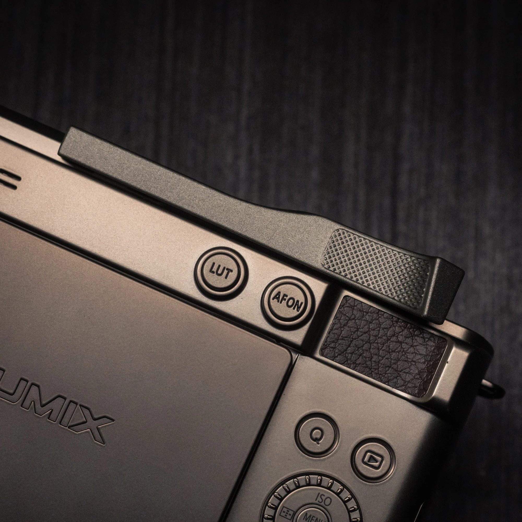 Aluminium Metall Blitzschuh Daumen-Up Blitzschuh Daumen-Up-Griff für Panasonic LUMIX S9 Kamera Handgriff Ergonomisch gestaltet – Detail 19
