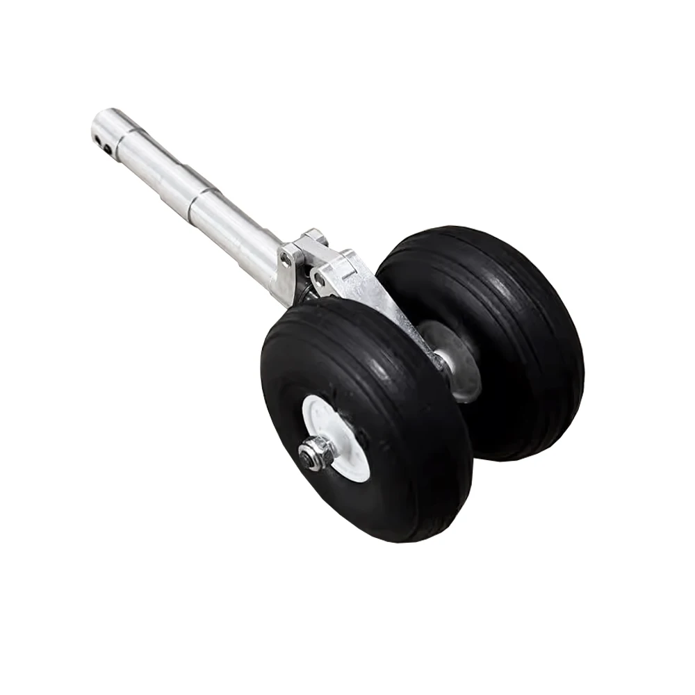 1 paire de train d'atterrissage latéral à genoux, amortissement principal D4 ou D5, 85mm à 185mm, pour modèle de bricolage de 3 à 6kg, pièce d'avion EDF Jet RC