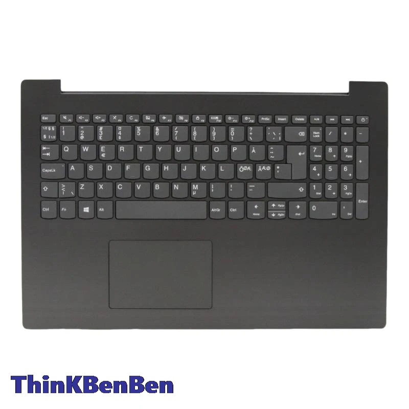 

NDC Nordic Keyboard Iron Gray Upper Case Palmrest Shell Cover For Lenovo ideapad 330 15 ARR ICN Laptop 5CB0R26532
