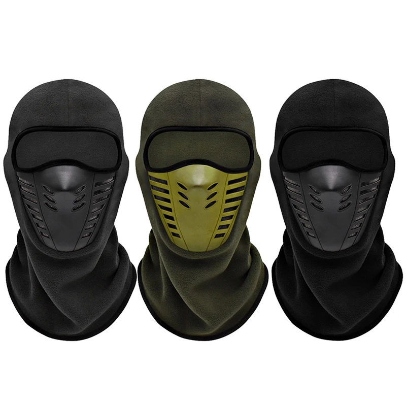 Motorcycle Mask Fleece Thermal Face Mask Motorbike Biker Winter Windproof Ski Mask Keep Warm Moto Riding Cap