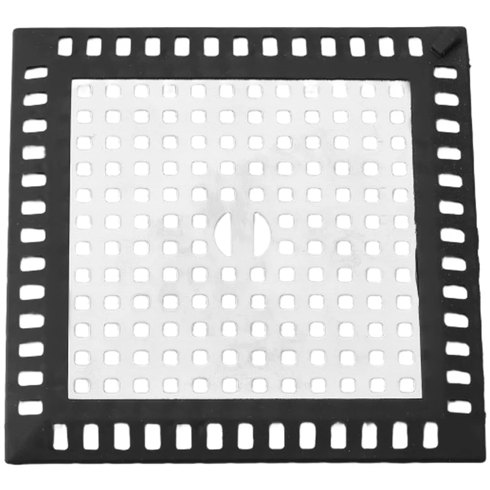 304 Stainless Steel Square Drain Cover for Bathroom Sink Floor Drain Hair Catcher Feature Built for Drain Maintenance