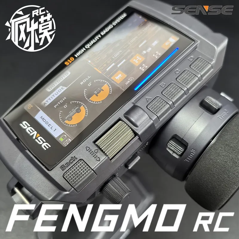 SENSE S10 RC Remote Controller High Definition Color Scr·een With Gyro Receiver For RC Car Vehicle Model