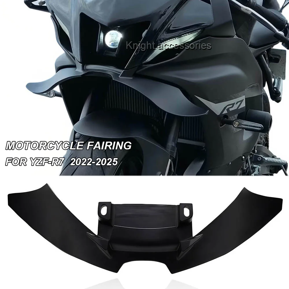 For YZF-R7 YZF R7 2022-2024 2025 Motorcycle Front Fairing Winglets Aerodynamic Wing Shell Cover Protection Guards Kit
