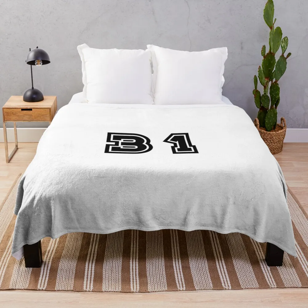 

31, thirty-one, black, sport Throw Blanket Soft Beds Bed covers Multi-Purpose Blankets