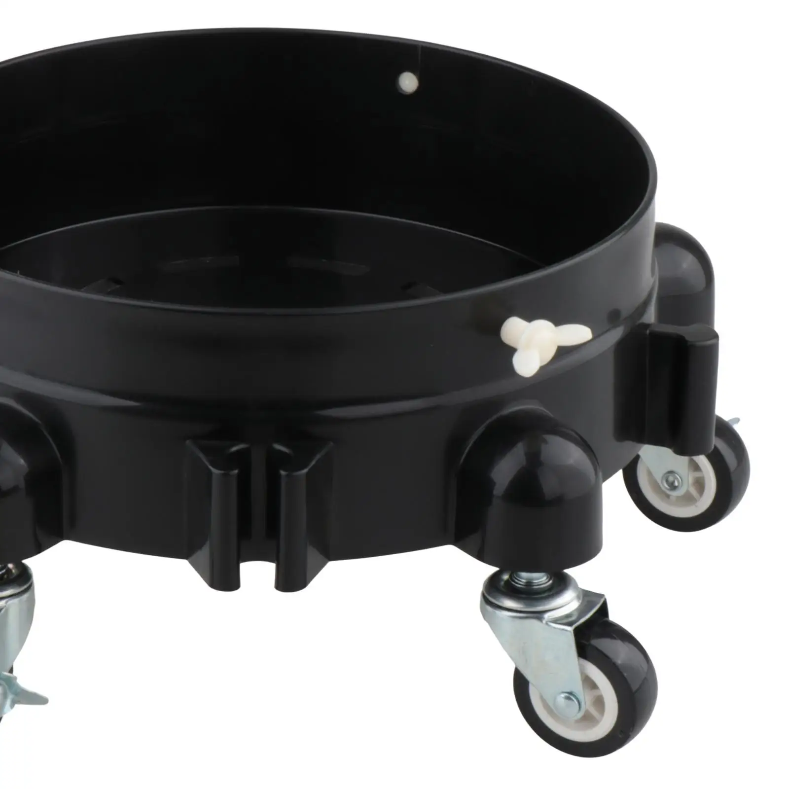 قسط PP المتداول دلو دوللي عجلات مستقرة وعاء النبات حامل لتنظيف السيارات والحديقة والمهام الديكور #5