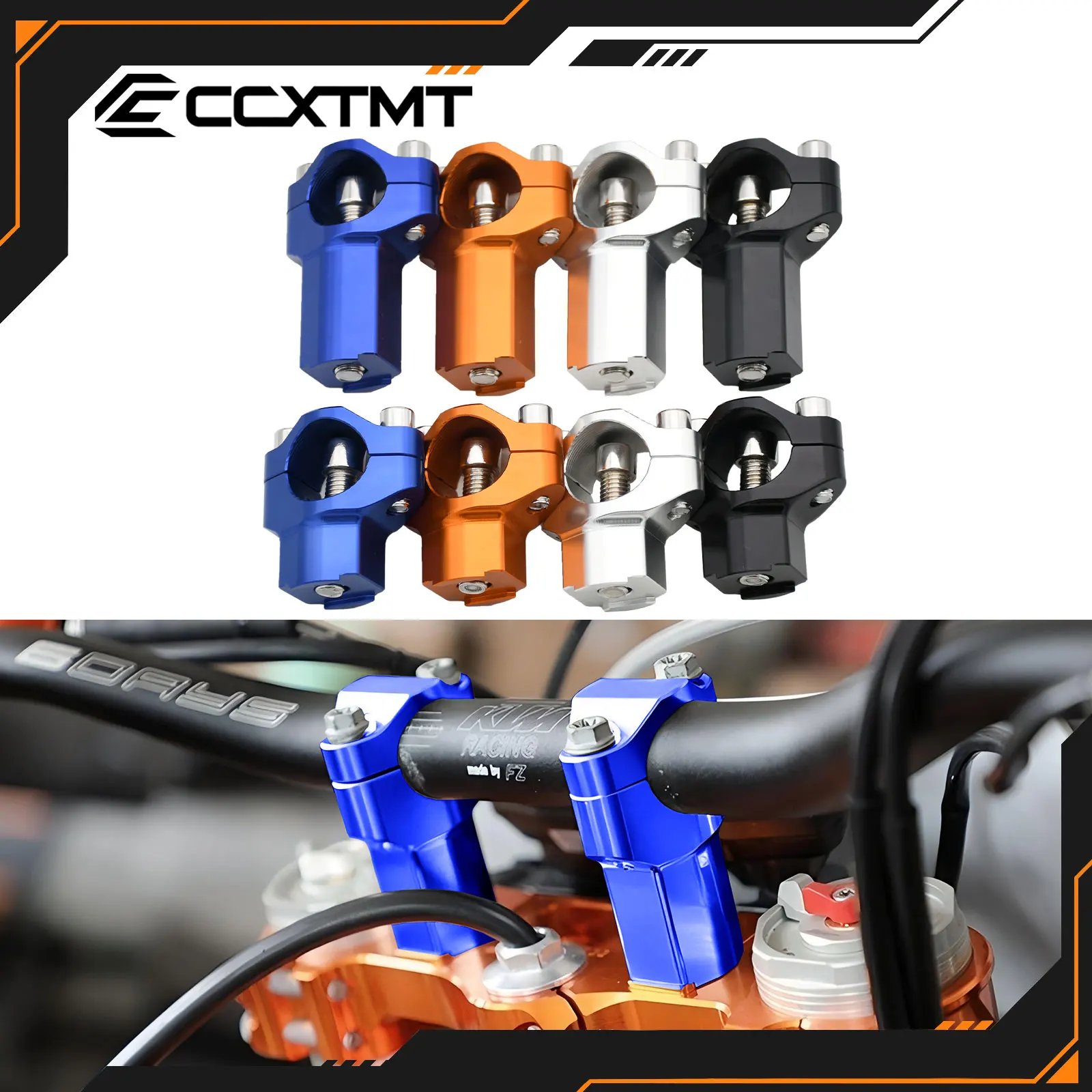 Motorrad 1 1/8 Zoll (28 mm) Lenkererhöhung Lenkerklemme für KTM 690 790 890 1090 1190 1290 Super Adventure R/S 2008-2022 EXC SXF
