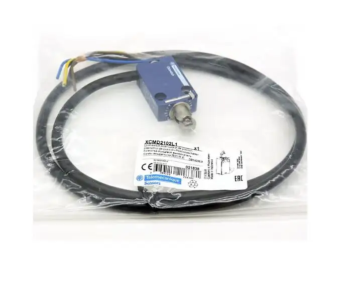Original limit switch ZCMD21 direct action metal roller, 1-meter cable, one open and one close XCMD2102L1(ZCMD21+ZCE02)
