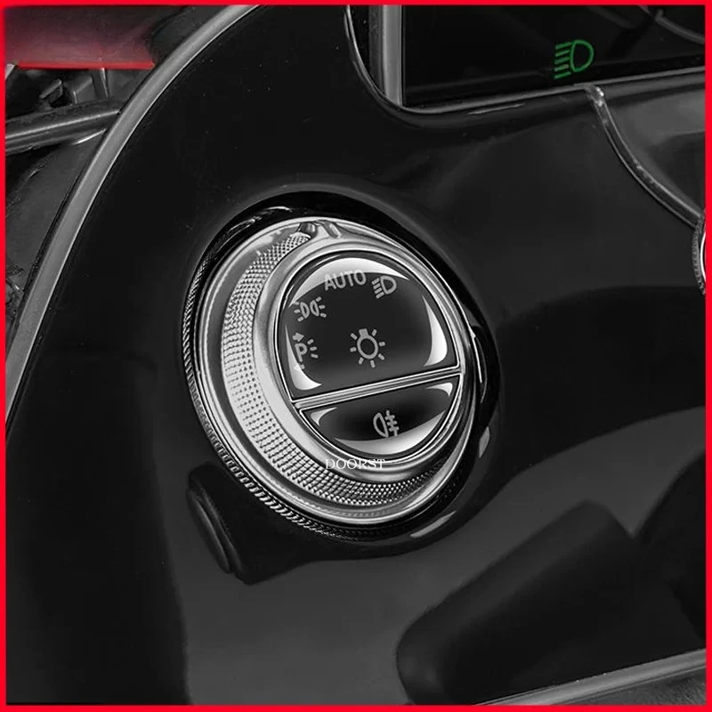 For Mercedes Benz C E GLC S Class W177 W206 W214 X254 W223 Engine Start Stop Switch Button Protective Transparent Sticker