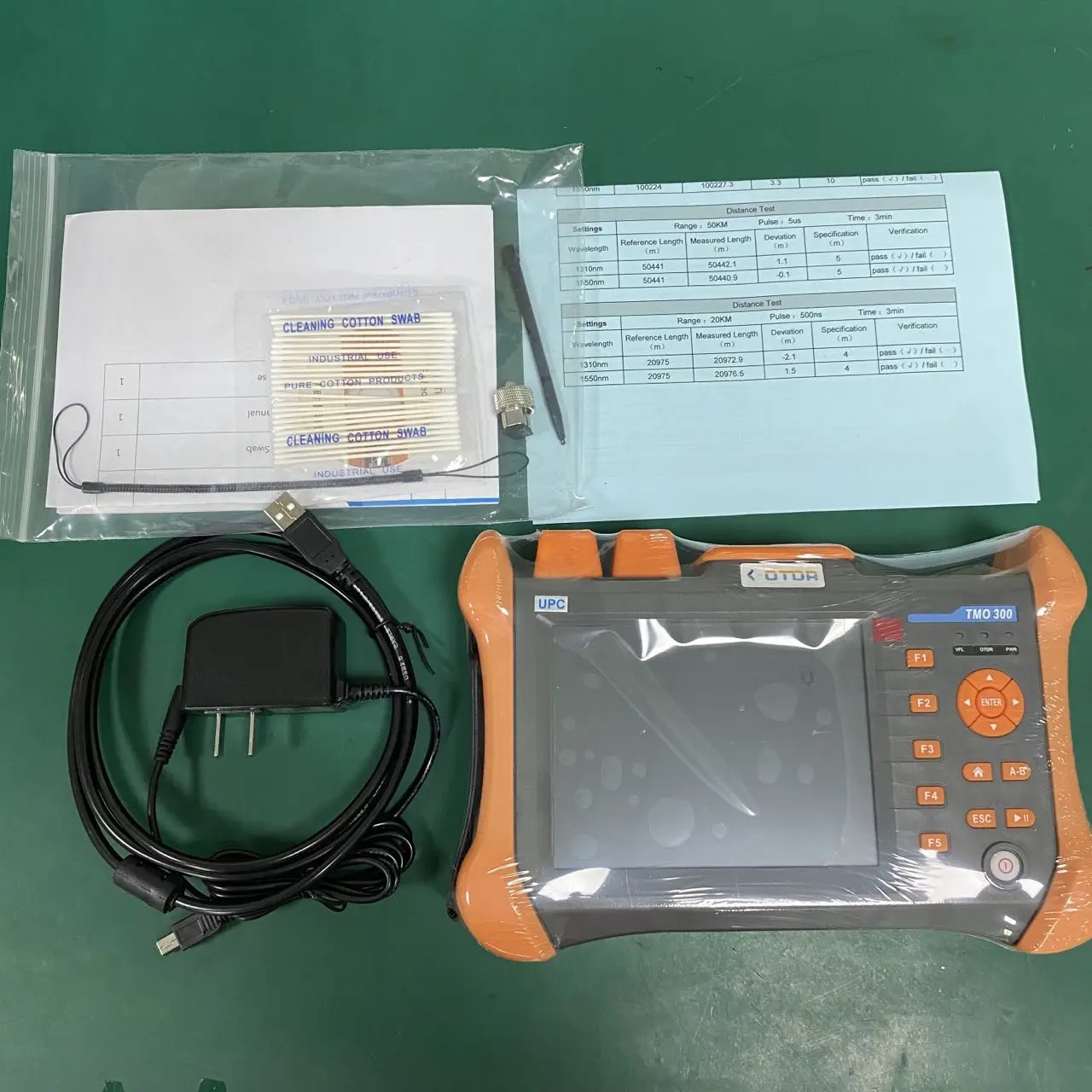 

TMO-300 26/24dB Optical Time Domain Reflectometer 20km 50km 100km 120km SM Fiber Tester OTDR 1310/1550nm APC/UPC TMO300