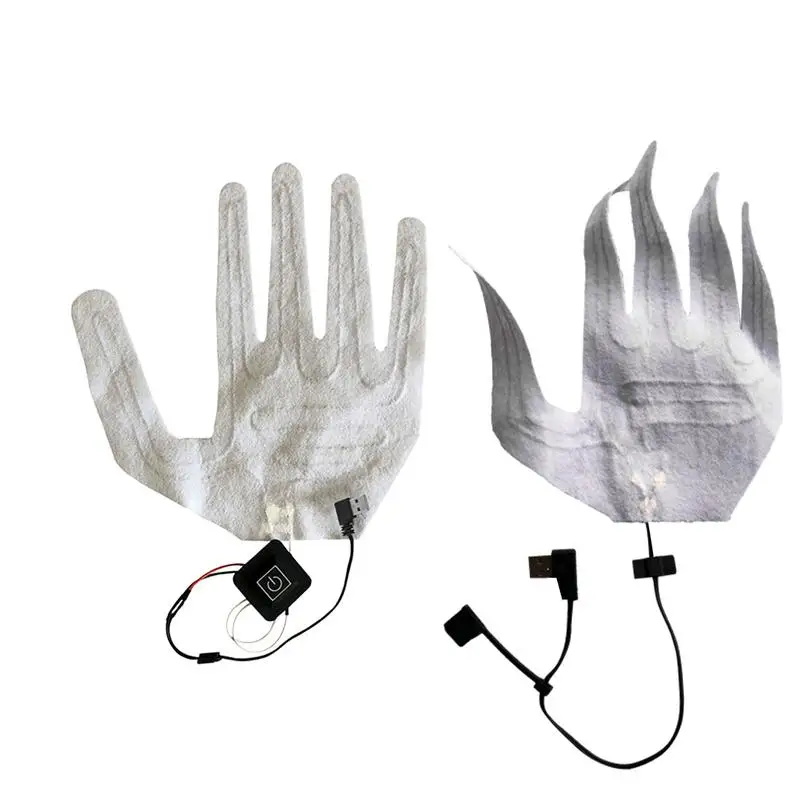 

3.7V Winter Gloves Heating Sheet 17x10x1cm Outdoor Composite Fiber USB Heated Composite Fiber Warm Glove Pad