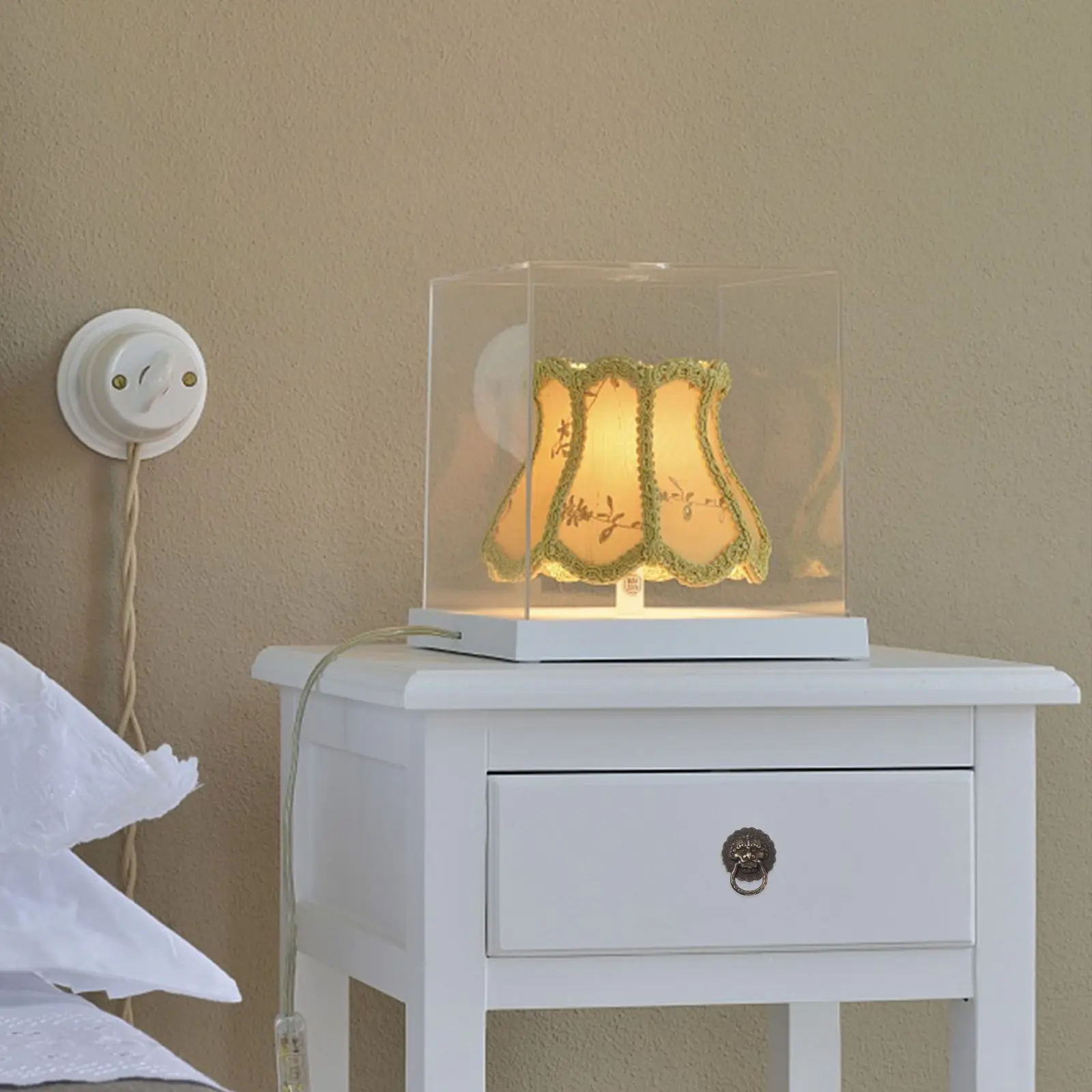 24 قطعة 20 مللي متر الأسد رئيس درج يسحب سبائك الزنك خزانة سحب سهلة التركيب الزخرفية تسحب درج سحب