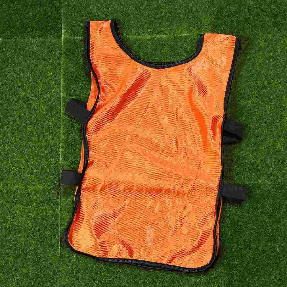 6 Pcs Jersey Running Baby Child Boys Tank Tops Scrimmage Team Practice Vests 4900X2950X020CM Football Training Waistcoat