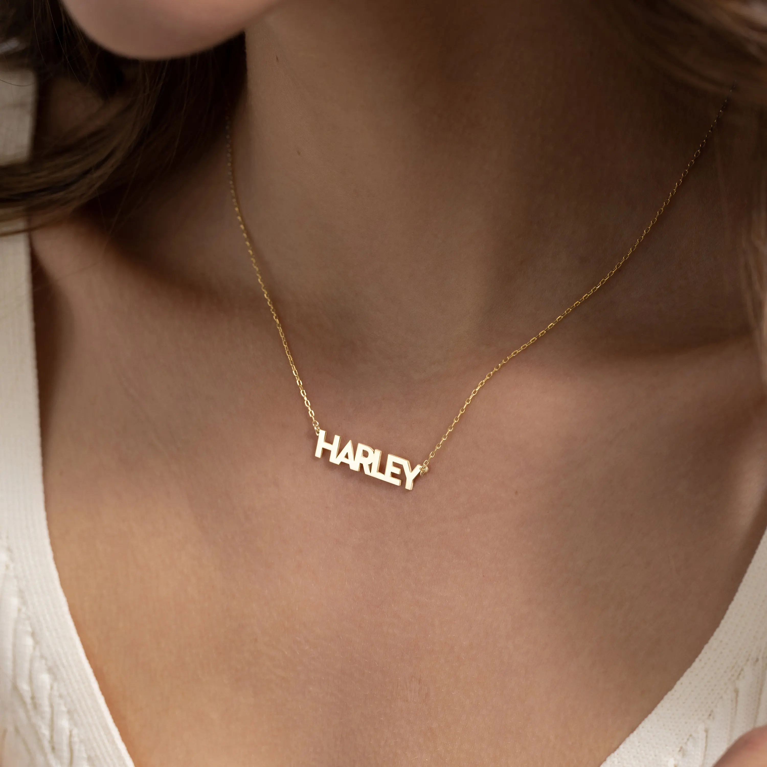 

Custom Name Necklace for Women Personalized Signature Nameplate Necklace Custom Stainless Steel Choker Necklace Jewelry Gifts