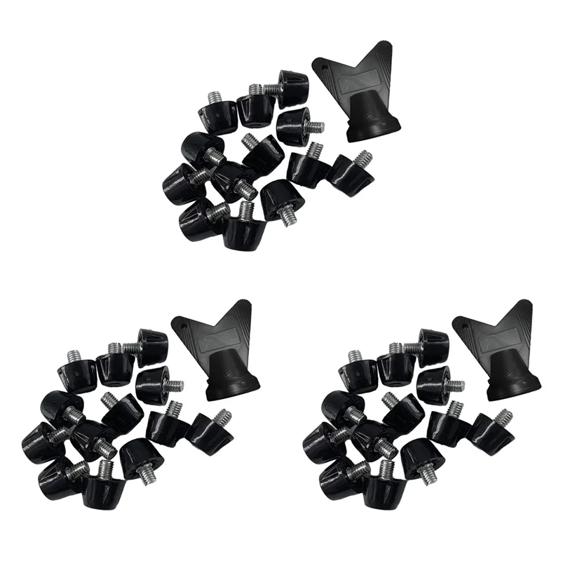 

B93B-36 PCS Football Boot Spikes Professional Soccer Boot Cleats M5 Replacement Studs With Wrench Track Shoes Spikes 7Mm