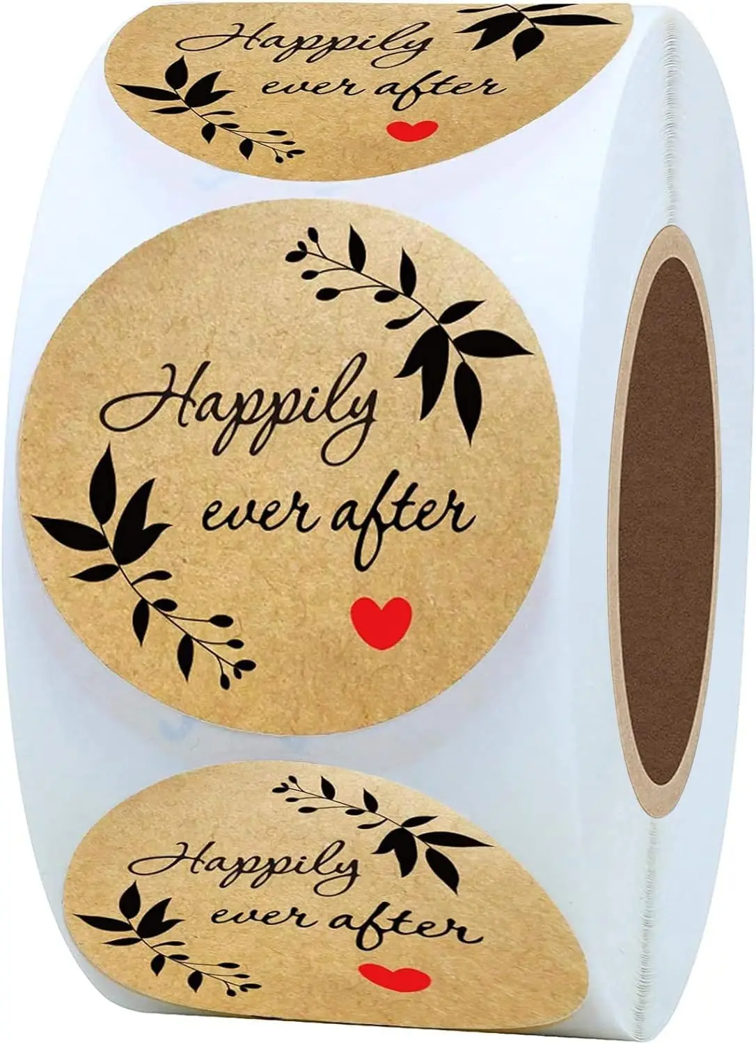 

Свадебное приглашение, конверты, уплотнения, счастье всех после наклеек, спасибо за празднование с помощью этикеток, 500 этикеток в рулоне