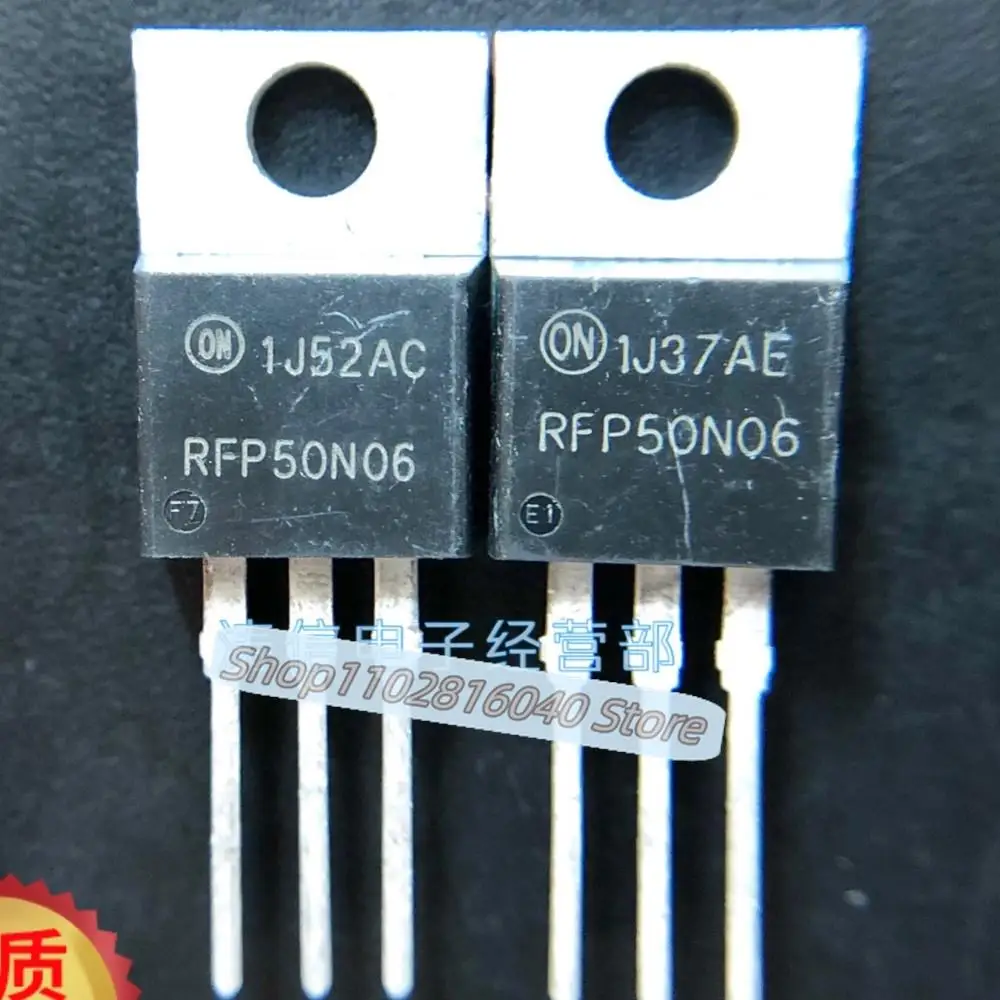 10PCS/Lot RFP50N06  TO-220 60V 50A MOS  Best Quality Imported Original Spot