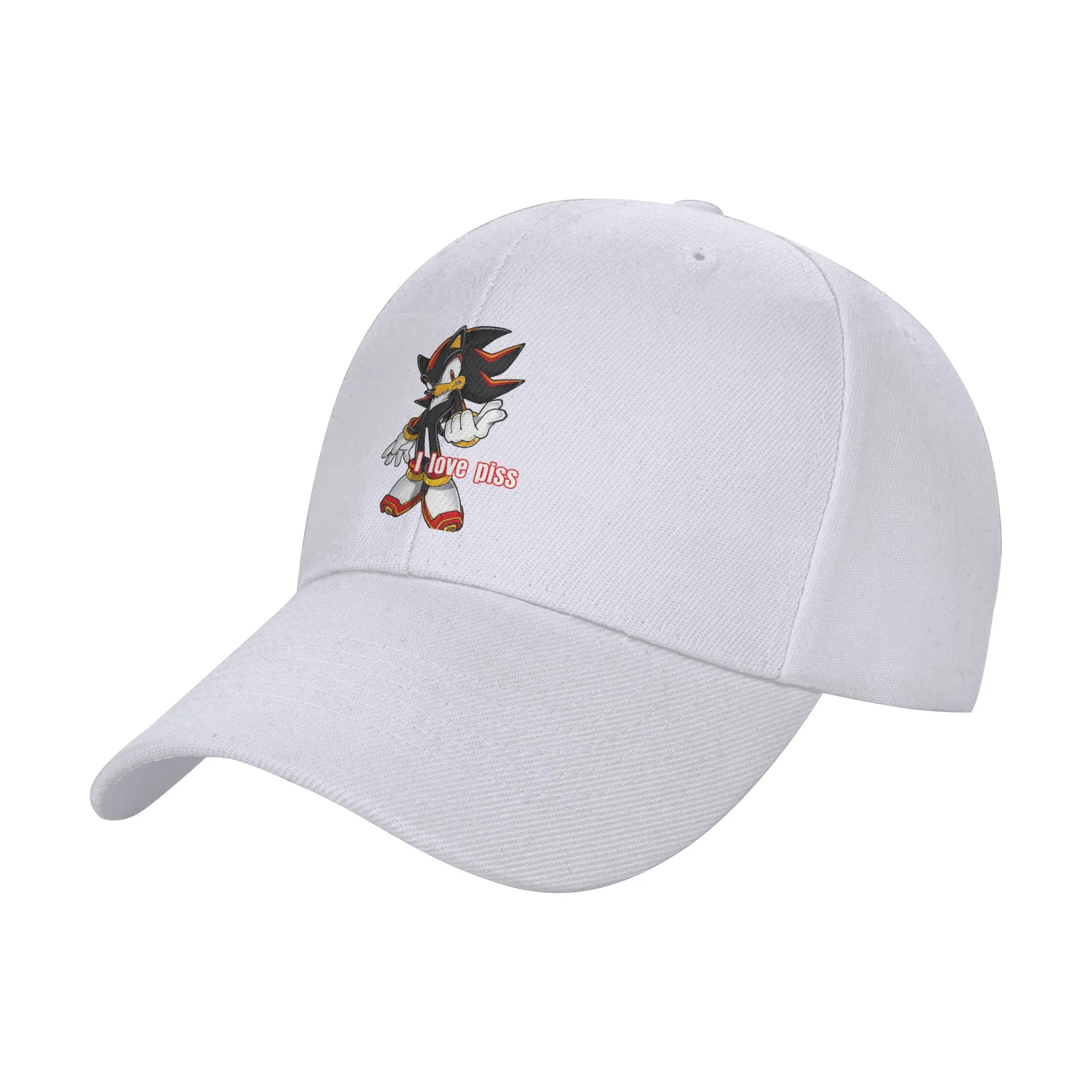 Fashion Shadow The Hedgehog I Love Piss Curved Brim Baseball Cap Not Easy To Fade Women's Sun Hat