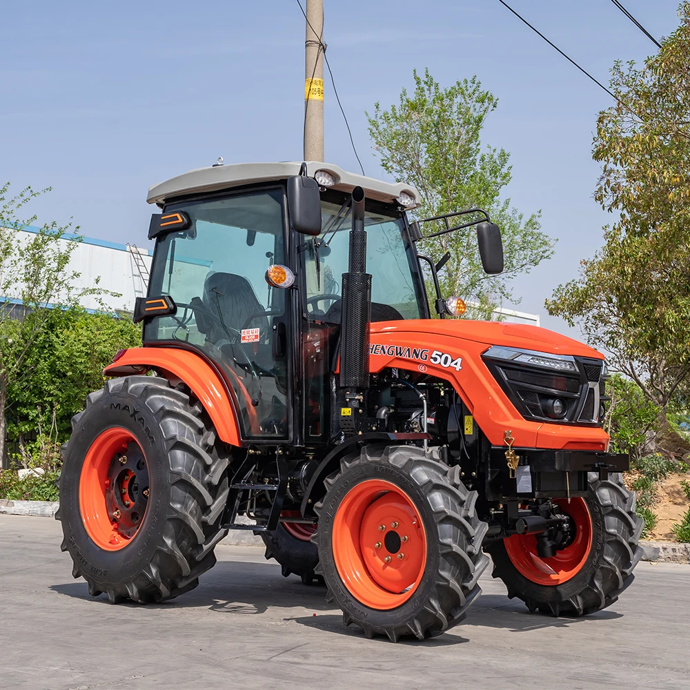 جرار 4x4 25-50hp (8F+2R) لجميع التضاريس رباعي العجلات جرار صغير ديزل جرارات زراعية صغيرة آلات زراعية مخصصة #2