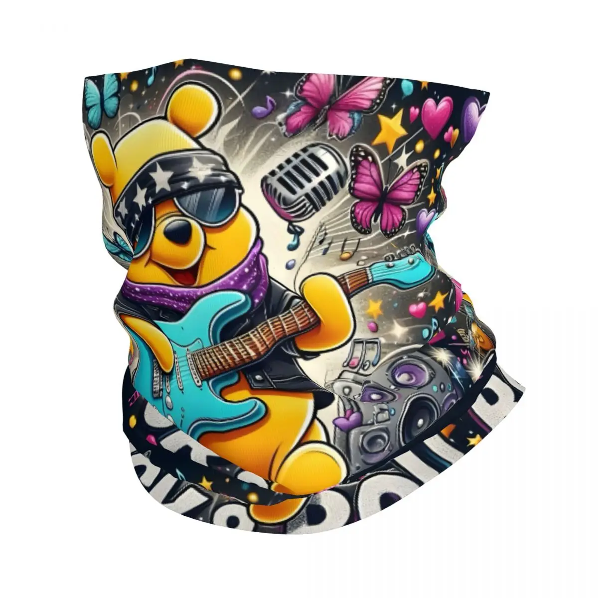 

Бандана с Винни-Пухом на заказ, гетры с защитой от ультрафиолета, шарф для лица, женский и мужской милый головной убор с героями мультфильмов, трубка-балаклава