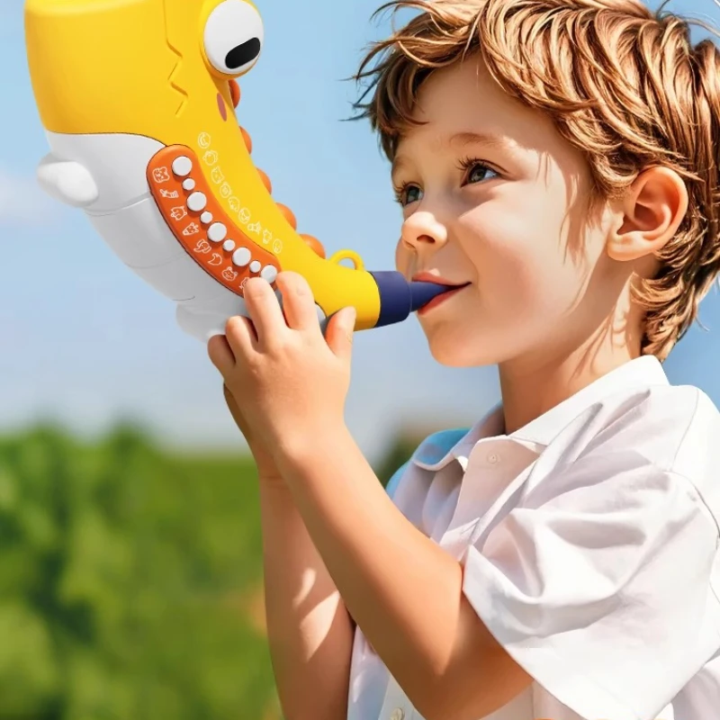 

Animal assembly number can blow children's toy horn 30 kinds of sound effects simulated call bird whistle