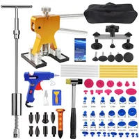 Herramientas profesionales de reparación de abolladuras de coche, Kit de reparación de abolladuras sin pintura, kits de eliminación de abolladuras de carrocería sin pintura, extractor de abolladuras para coches