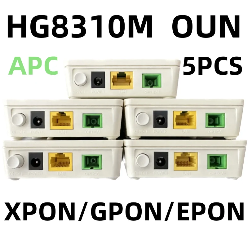 

For huawei HG8310M XPON GPON EPON GE APC ONU HG8010H 8310M Single Port Suitable for Fiber Class FTTH Terminal Router New Modem