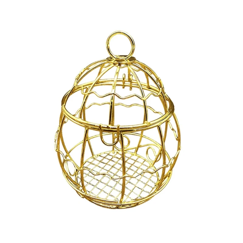 Outdoor Small Bird Feeder Hanging Fat Ball Holder Metal Bird Treat Box Proof for Finch Sparrow Robin Wild Birds