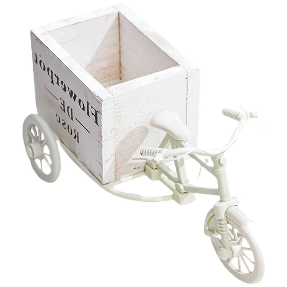 

Bicycle Stand Flower Display with Buckets Bicycles Wedding Table Centerpiece Pot Floral Bike Cactus Garden Holder
