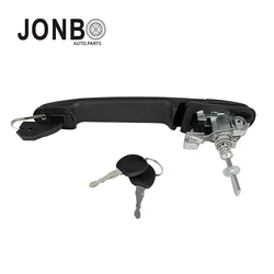 JONBO 6N0837207C 6N0837207D Car Door Lock Handle Front Right Left With Barrel Keys For POLO 6N 6N1 6N2