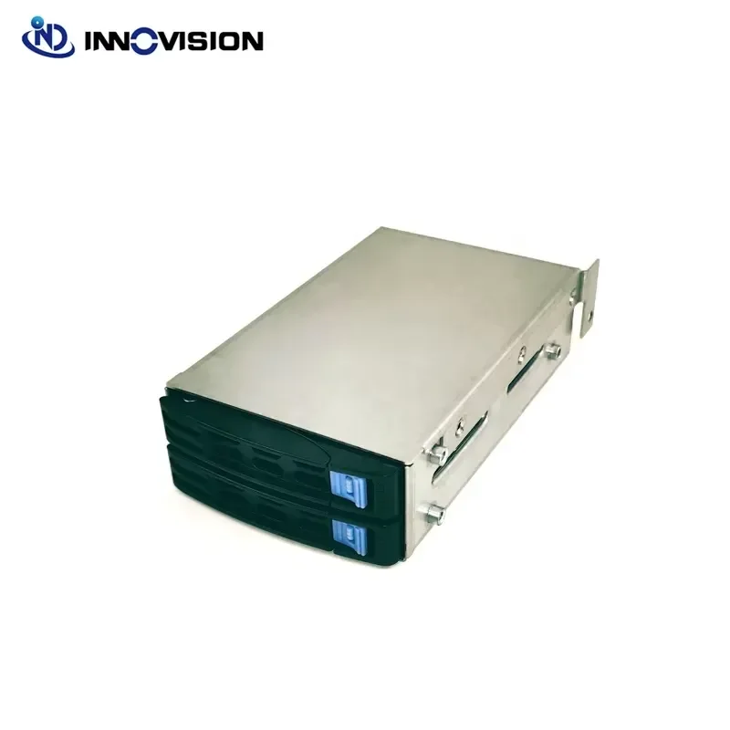 BOLRZO Dual 2.5 Inch Hot Swap Hard Drive Carrier SATA Backplane Molded for Server Storage Industrial PC Replacement Parts
