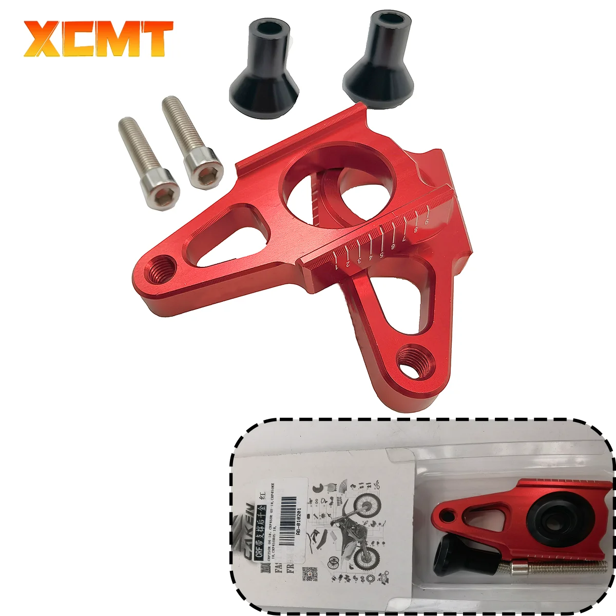 

Motorcycle CNC Rear Axle Block Chain Adjuster For Honda CR 125 250 CRF250R CRF450R CRF 250R 250X 250RX 450R 450X 450RX 450L R RX