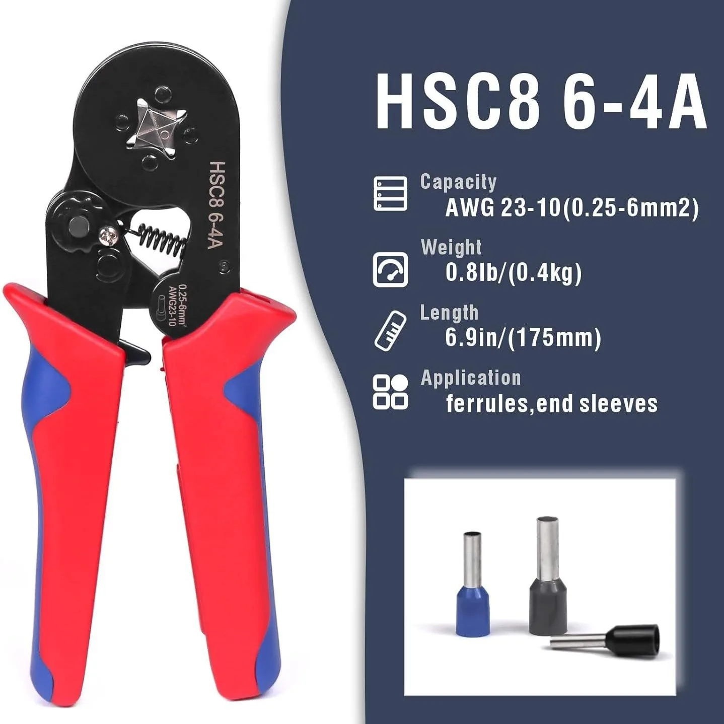 1500Pcs VE Wire Ferrule Terminals Kit, Pre-insulated European Cold Crimp Terminals with Crimping Plier, Storage Box