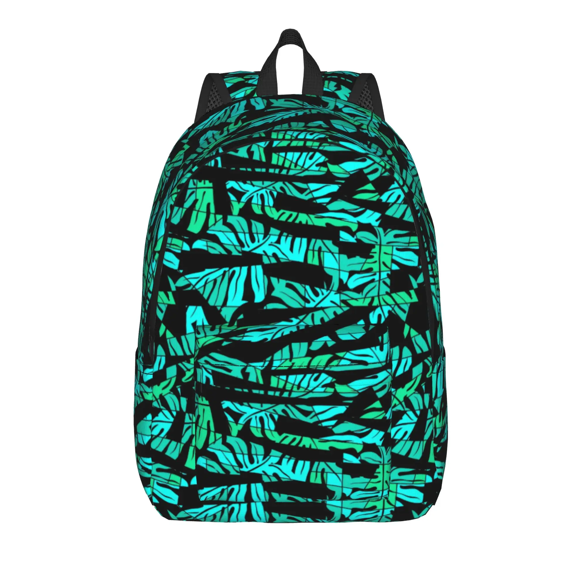 Tropical Palm Leaf    Backpack  Outdoor Style Backpacks Teen Fun School Bags Design Lightweight Rucksack