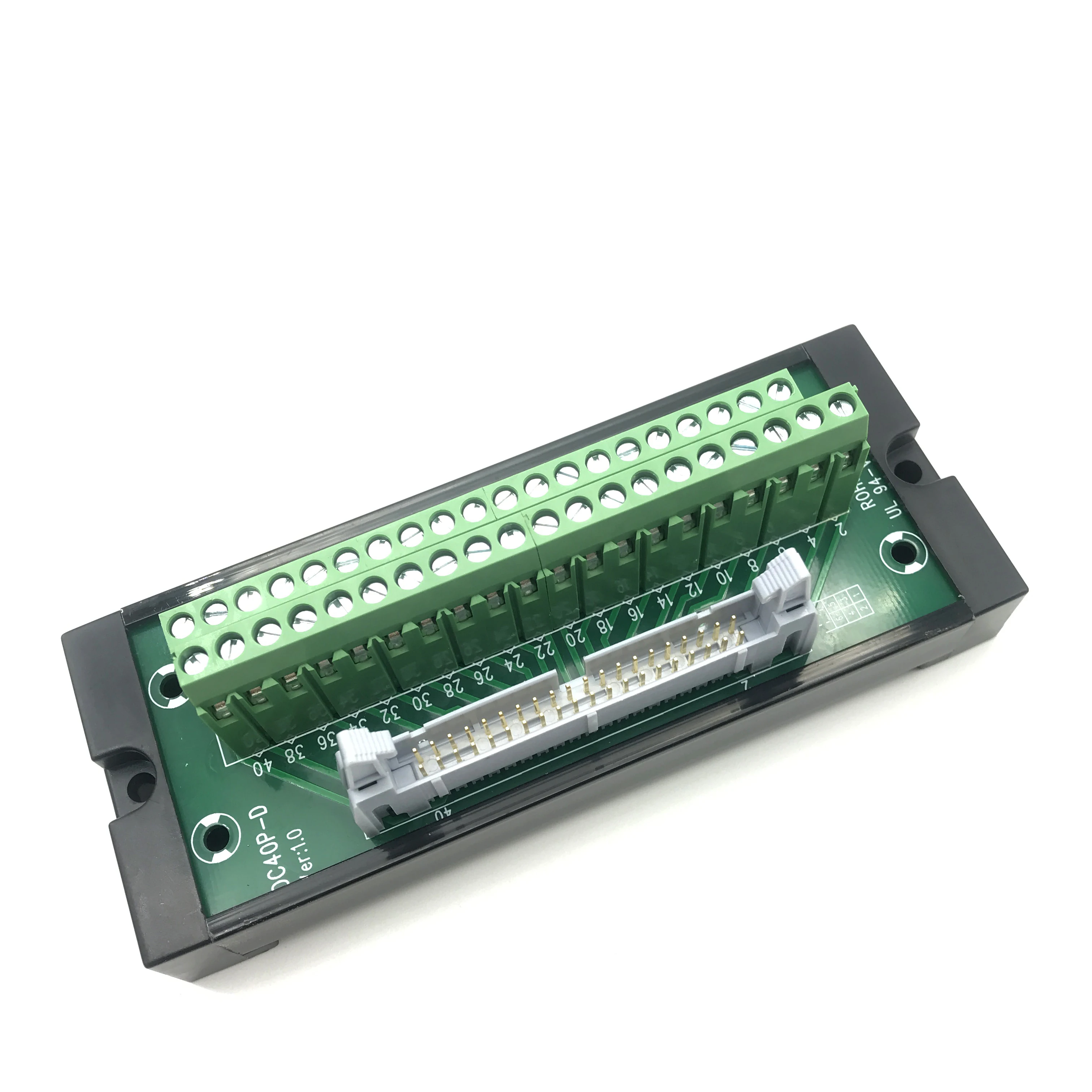 

IDC40P-D Terminal corner PLC 40-Core Terminal 40PIN Block 40P horn rotating terminal ForMitsubishi servo DIN rail installation