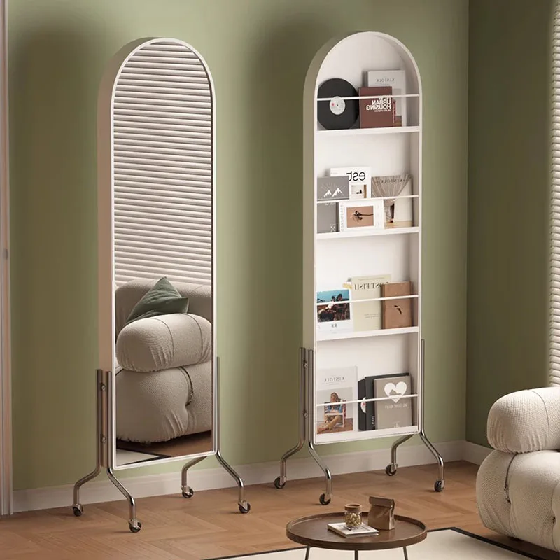 Aesthetic Full Body Mirror Floor Makeup Living Room Floor Barber Frame Mirror Modern Bedroom Espelhos Living Room Decorations