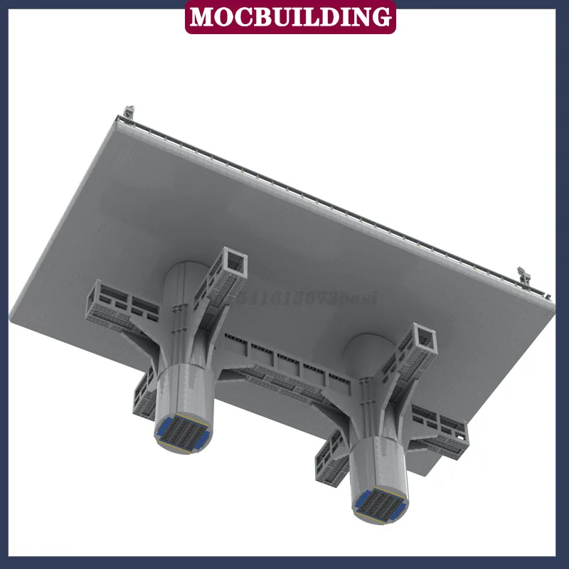 MOC Space Film Endor Landing Pad Model Building Block Assembly Ucs Shuttle Fighter Parking Collection Toy Gifts