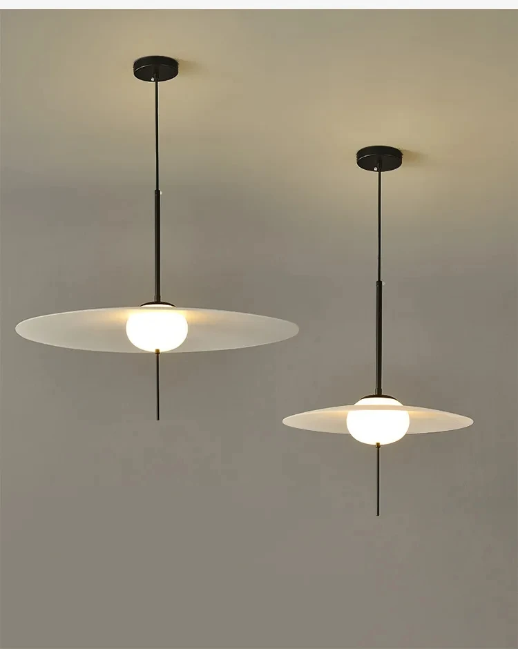 New Simple Led Pendant Lights Restaurant Kicthen Island Dining Table Decorative Modern Round UFO Indoor Lighting In Stock