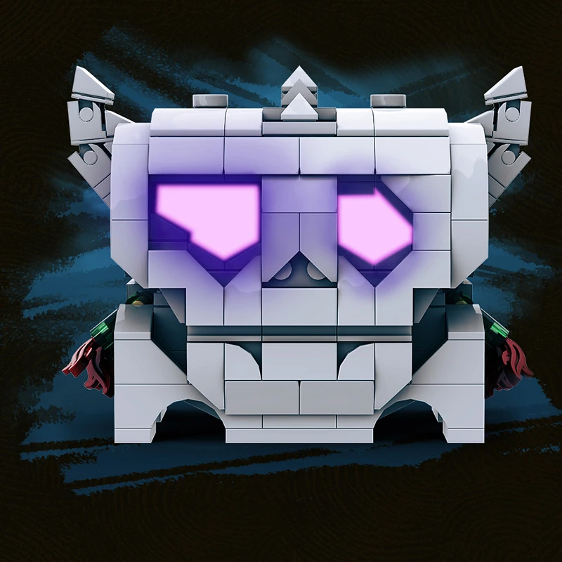 التبديل بطاقة الألعاب حالة اللبنات مجموعة صندوق الاهتزاز التحكم الصوتي نموذج DIY الطوب الاطفال الهدايا اللعب