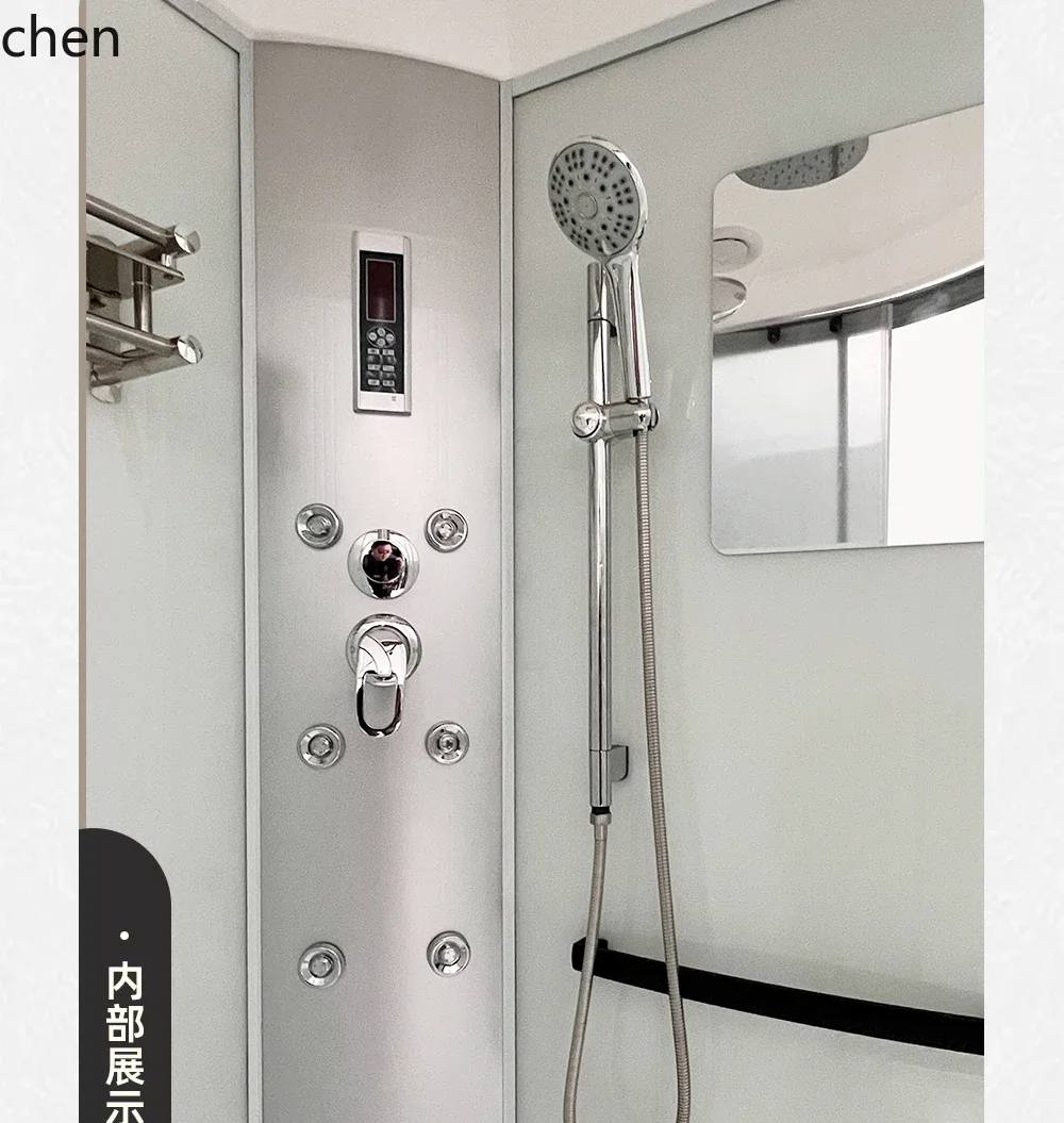 integral shower room arc fan bathroom fully enclosed partition household bath room toilet