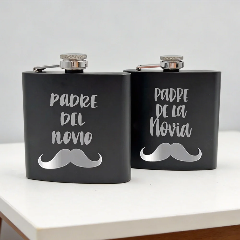 

Padre De La Novia Padre Del Novio Flask Spanish Father of The Bride Gift Groom To Be Wedding Engagement Party Supplies Gift