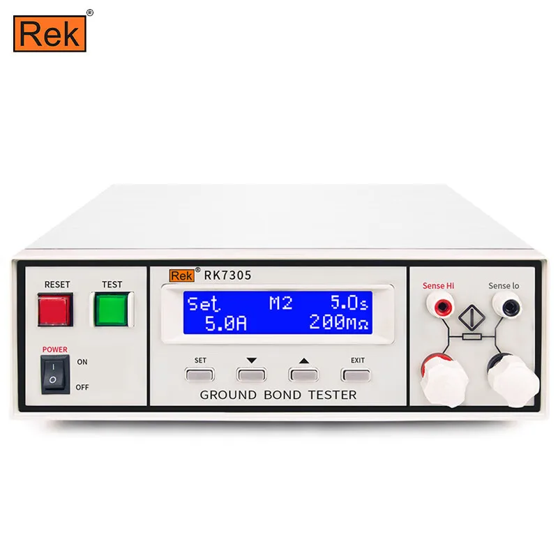 

Merrick RK7305 programmable grounding resistance tester LCD digital display 30A electrical equipment resistance tester table