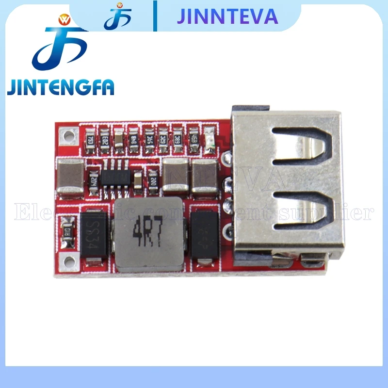 6-24V 24V 12V to 5V USB Step Down Module DC-DC Converter Phone Charger Car Power Supply Module Efficiency 97.5% Buck Module