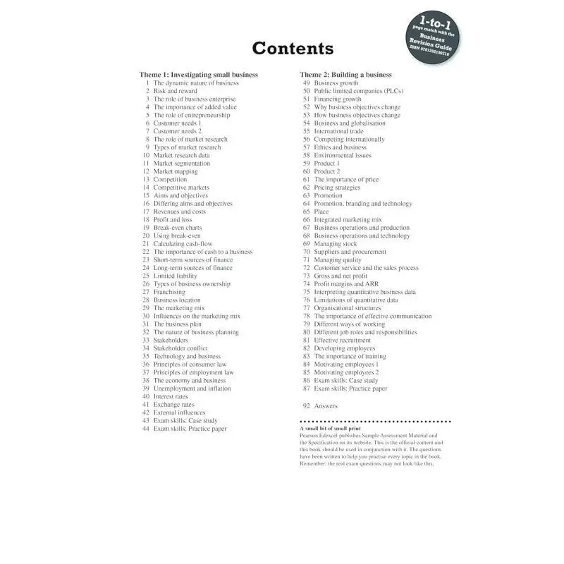 بيرسون مراجعة Edexcel GCSE مصنف مراجعة الأعمال لعام 2025 و2026 امتحانات أندرو ريدفرن بيرسون التعليم 9781292190709 #2