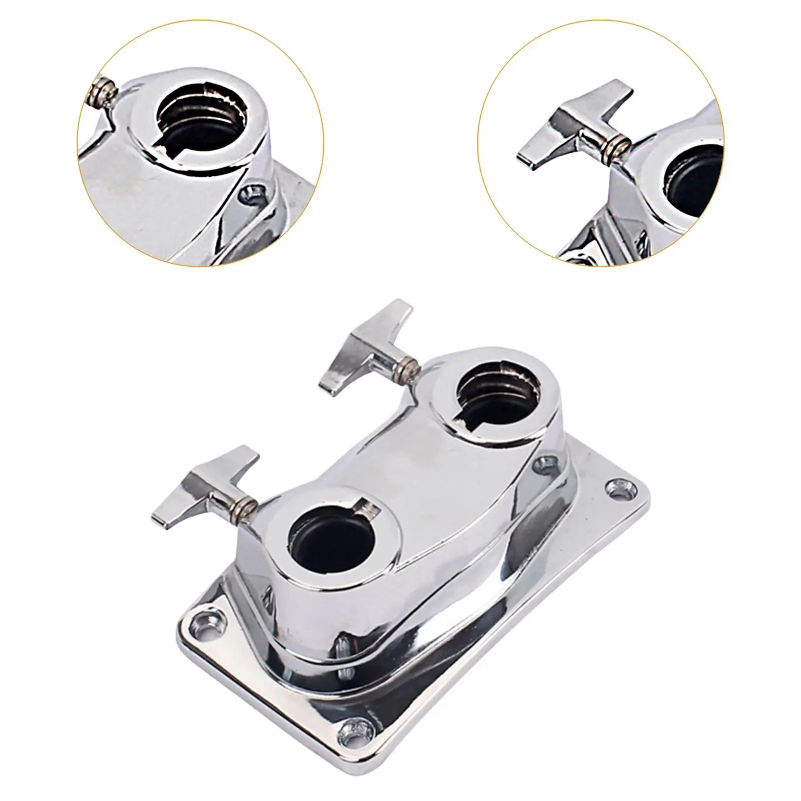 Drum Tom Mount Stable Professional Precussion Instrument Repair Part Tom Cymbal Holder Clamp Cowbell Mount Bracket for Drum Set